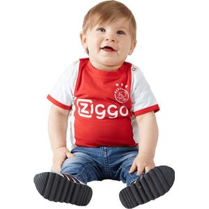Ajax baby t-shirt - wit/rood - maat 86-92