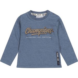 Dirkje-Boys T-Shirt ls -Blue melee