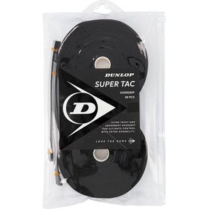 Dunlop D Tac Super Tac Overgrip 30 St. Zwart - Grip - Multi