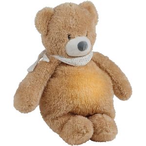 Nattou Sleepy - Knuffel met Nachtlamp - Beer - Lichtbruin - 30 x 20 cm