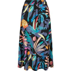 Urban Classics - Viscose Midi Lange rok - XS - Zwart