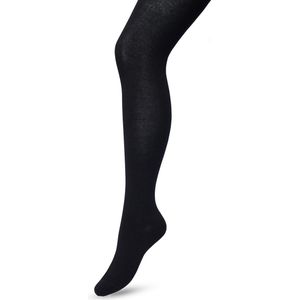 Bonnie Doon Biologisch Katoenen Maillot Dames Zwart maat 40/42 L - Uitstekende pasvorm - Gladde Naden - OEKO-TEX gecertificeerd - Bio Cotton Tights - Duurzaam en Huidvriendelijk Bio Katoen - Black - BP051900.101