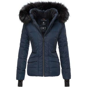 Gewatteerd & Winddicht Navahoo Adele - Winterjas Dames - Volwassen - Capuchon - Blauw - XL