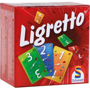 Schmidt Spiele Ligretto - Het snelle kaartspel voor 2-4 spelers | Leeftijd 8+ | Italiaans, Duits, Frans