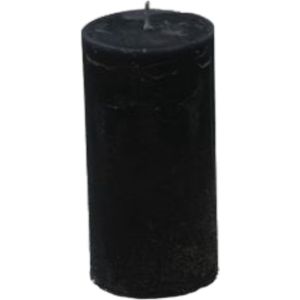Branded By - Kaarsen 'Pillar' (Ø5cm x 10cm) - Black (set van 9)