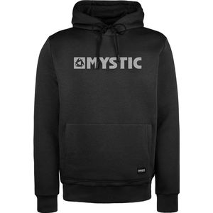 Mystic Heren Vest Brand Hood Sweat - Black