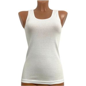 2 Pack Top kwaliteit dames hemd - 100% katoen - Wit - Maat M