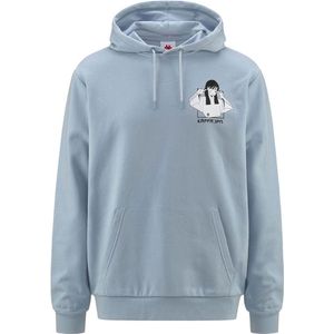 Kappa Authentic Jpn Grufi Capuchon Blauw L Man