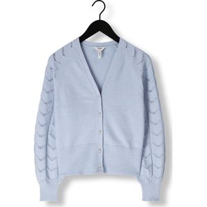 Object Objeva L/s Knit Cardigan Truien & vesten Dames - Sweater - Hoodie - Vest- Lichtblauw - Maat XL