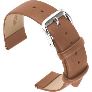 Lederen horlogebandjes zacht kalfsleer horlogebandje snelsluiting - reservebandje voor mannen en vrouwen - universele horloges armband - roestvrijstalen gesp - 22mm .