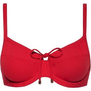 CYELL Dames Bikinitop Niet voorgevormd met Beugel Rood -  Maat 44D