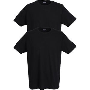 CECEBA Maverick American T-shirt (2-pack) - ronde hals - zwart - Maat M