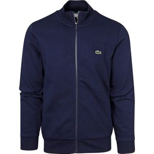 Lacoste - Vest Full Zip Donkerblauw - Heren - Maat XL - Regular-fit