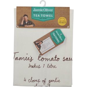 Jamie Oliver - theedoek - Italian Style - tomato saus