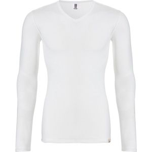 Ten Cate heren thermo shirt Lange mouw V-hals - Wit
