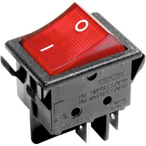 Dparts schakelaar geschikt voor Numatic - past op elke Henry en Hetty stofzuiger - Aan / uit schakelaar - Rood