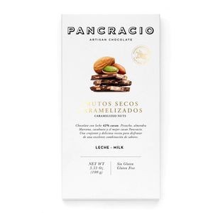 Pancracio - Chocolade - Melk - Gakarameliseerde Noten - 2 repen