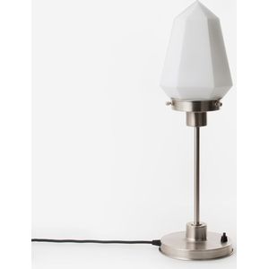 Art Deco Trade - Slanke Tafellamp Briljant 20's Matnikkel