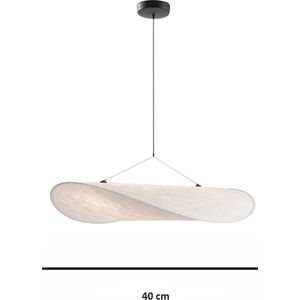 YMA® Design Hanglamp LED - 40cm Breed - Verstelbaar Snoer tot 200cm - Home Decor - Zijden Stof