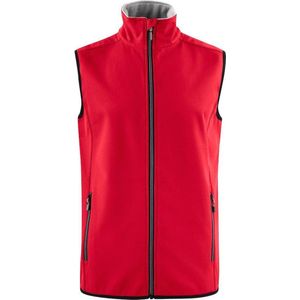 Printer softshell vest Trial man - 2261059 - Rood - maat L