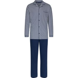 Pastunette Pyjama lange broek - 529 Blue - maat M (M) - Heren Volwassenen - 100% katoen- 23232-600-6-529-M