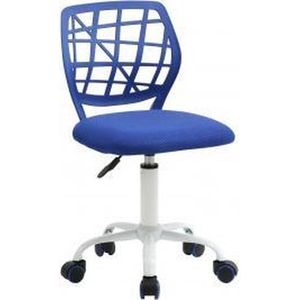 Ergonomische bureaustoel voor kinderen en tieners - in hoogte verstelbaar - blauw