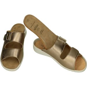 Solidus -Dames - goud - slippers & muiltjes - maat 40.5