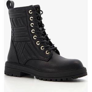 Blue Box meisjes veterboots zwart - Maat 33