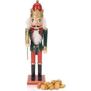 Advent sieraden: het mooie figuur in notenkraker design kan dankzij de stevige voet overal worden geplaatst