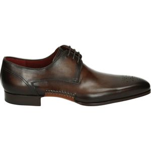 Magnanni 24566 - Heren veterschoenNette herenschoenen - Kleur: Bruin - Maat: 44