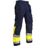 Blaklader Werkbroek High Vis 1529-1370 - Marine/High Vis Geel - C52