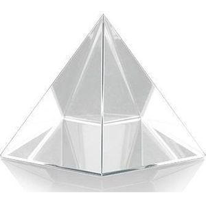 Feng shui kristallen piramide 5 cm - transparant