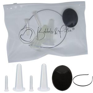 Cupping massage set voor het gezicht – 6 stuks – silicone cups - anti rimpel - facial cupping set – Anti aging – tegen acne en rimpels