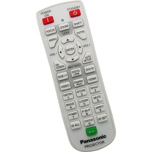 Afstandsbediening geschikt voor de PANASONIC PT-EZ770ZLEJ beamer, vervangt N2QAYA000063 / N2QAYA000105