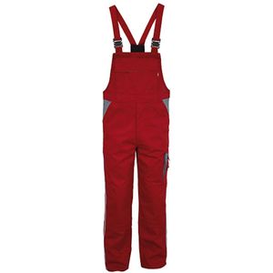 Carson Workwear 'Contrast Bib Pants' Tuinbroek/Overall Red - 46
