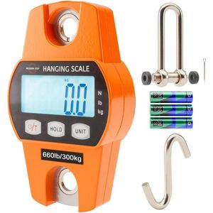 Digitale kofferweegschaal - Bagageweger - Bagageweegschaal tot 50KG - Zwart - AEB00105