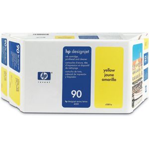 HP 90 Value Pack Gele Inktcartridge En Printerkop 340 ml