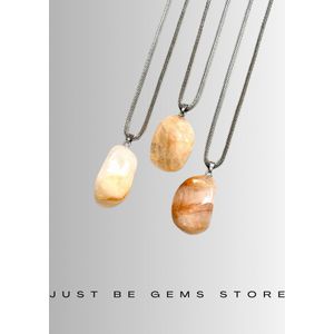 Gemstone ketting Hematiet kwarts