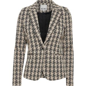 Ichi IHKATE HOUNDSTOOTH BL Dames Blazer - Maat L