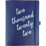 Graphique De France Agenda Navy Text 25 X 20 Cm 2021-2022