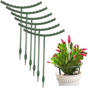 10 Pack Plantsteunen - Halve Ronde Ondersteuningsringen voor Kleine Planten en Bloemen - Perfect voor Binnen en Buiten