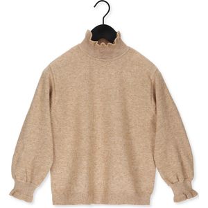 Minus Ceceline Knit Pullover Truien & vesten Dames - Sweater - Hoodie - Vest- Camel - Maat L