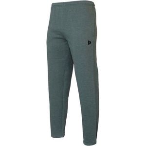 Donnay Joggingbroek rechte pijp - Sportbroek - Heren - Maat S - Legergroen gemeleerd