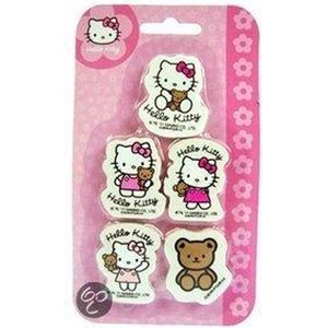 Hello Kitty 5 gummen op kaart