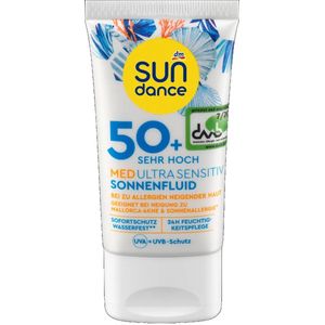 SUNDANCE Zonnebrandcreme voor het gezicht SPF 50+ - Zonnebrand gezicht voor de zeer gevoelige huid - 50 ml