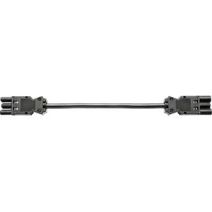 18/3 stroom verlengkabel - 3x 1,5mm / zwart - 3 meter