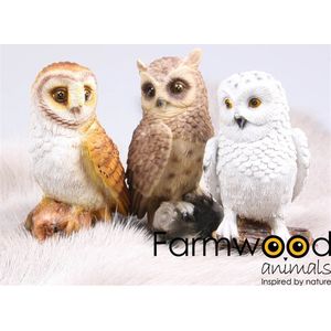 Farmwood Animals Tuinbeeld Uil 13 cm (1 stuk) assorti