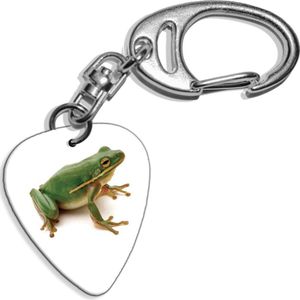 Plectrum sleutelhanger Kikker