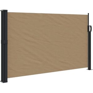 vidaXL - Windscherm - uittrekbaar - 117x300 - cm - taupe