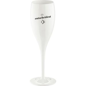 Champagneglas 'Du Entscheidest' - Koziol | Cheers No. 1